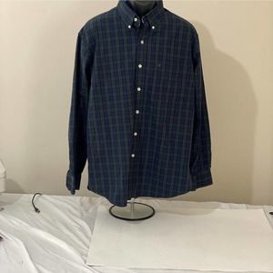 Izod   green  longsleeve button down size L